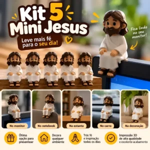 KIT COMPLETO DE 5 MINI JESUS