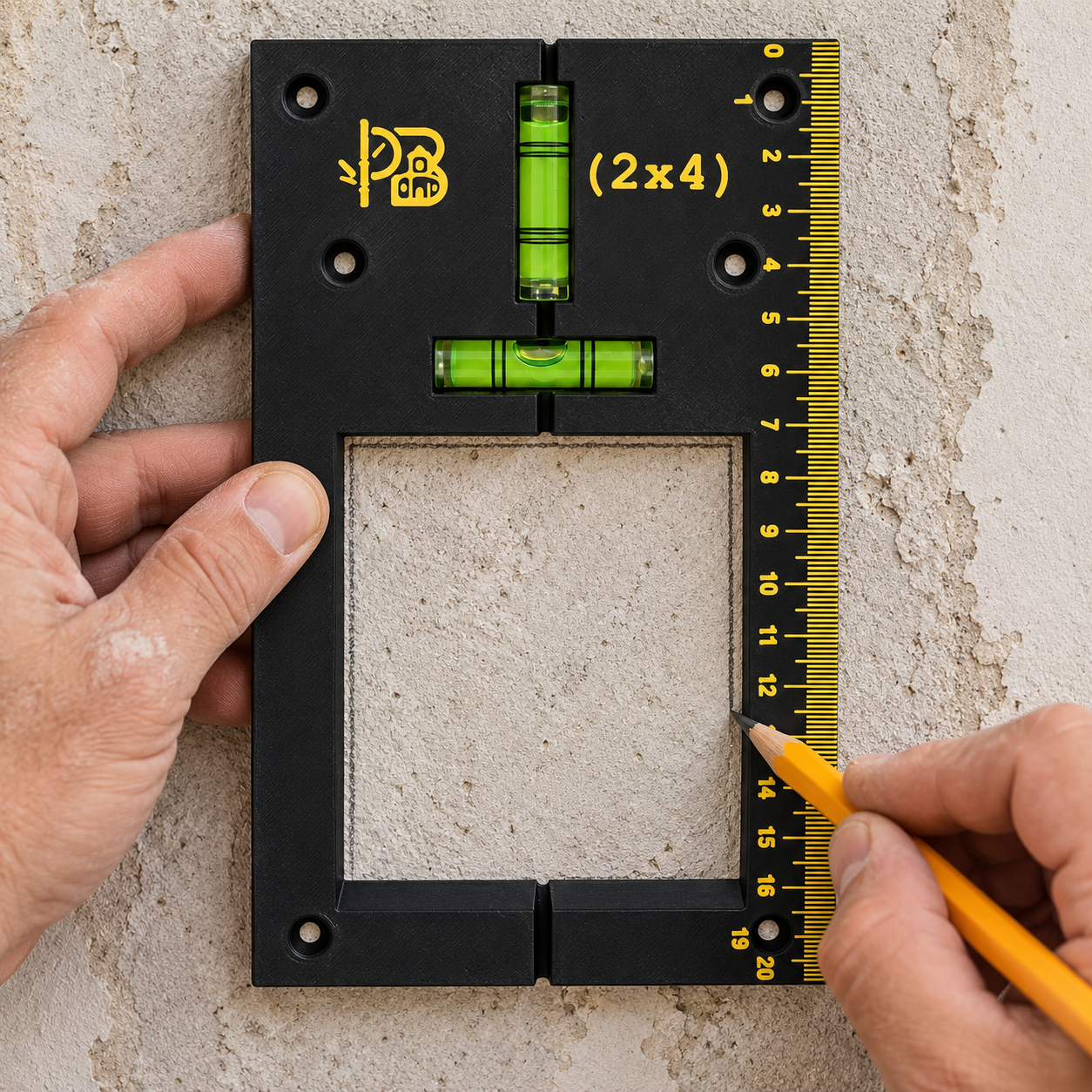 Gabarito para Caixas Elétricas 4×2 e 4×4 em PETG – Marcação e Alinhamento - Imagem 4