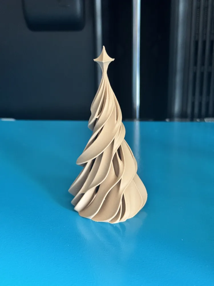 Árvore de Natal Decorativa Espiral Moderna – Decoração Natalina 3D - Imagem 3